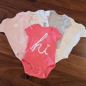 Set of 5 Baby Onesies